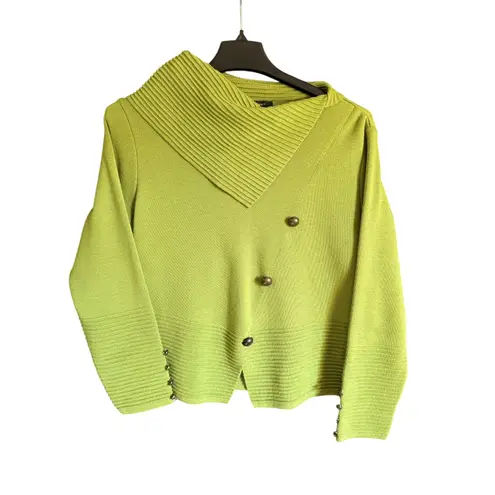 Fiore Bella Brilliant Green Sweater with Bronze