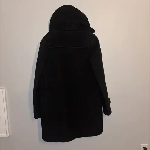 MONTGOMERY ENGLAND Women's Black Toggle Pea Coat Size M