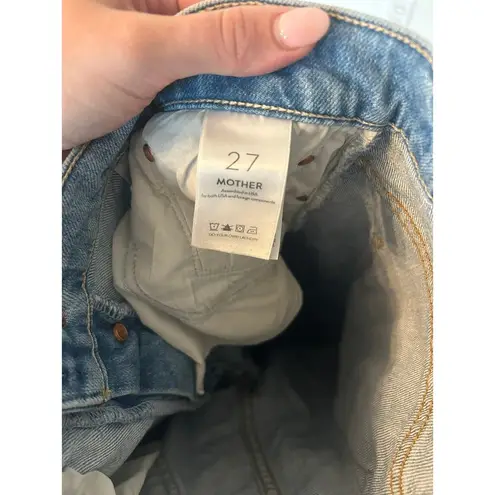 MOTHER Denim The Ditcher Crop in Resting Beach Face