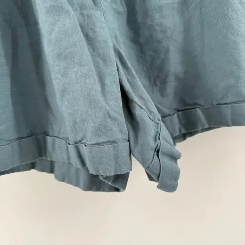 Pact Shorts Size Large Blue The Harbour Tabbed Organic Cotton Hemp Blend Lake