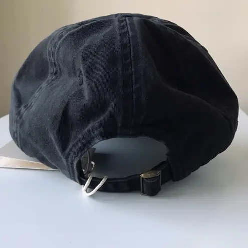 MOTHER Hats Off Metallic Embroidered Hat, NWT Black