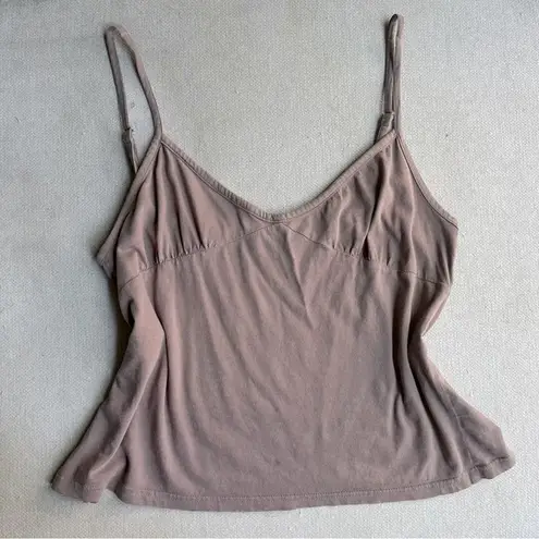 EUC (M) Light brown 100% cotton vintage camisole top Size M