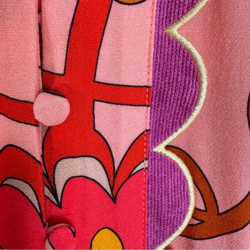 Celia B Orchid Midi Dress In Peach Size S