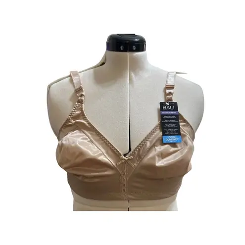 Bali Size 44C Wireless Passion For Comfort Minimizer Bra Soft Beige Tan