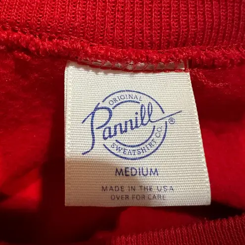 Adorable Vintage 1990s Y2K Cat and Mouse Christmas Sweatshirt Pannill Medium Red