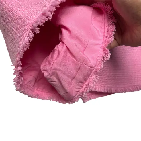 Cinq à Sept Cherryl Boucle Shorts Pink Lemonade NWT Size 0 Tweed Mini