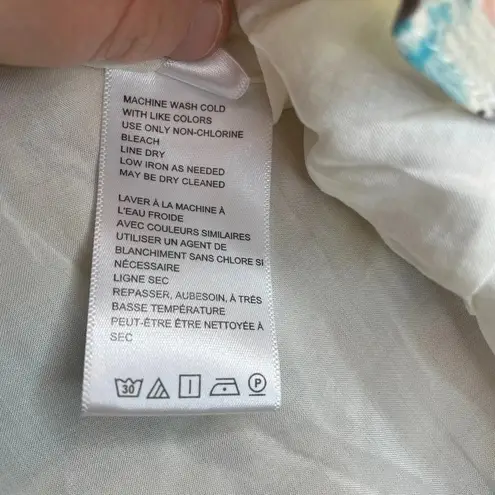 Urban Outfitters  Jessa Chiffon Smocked Floral Ruffle Mini Skirt Size L