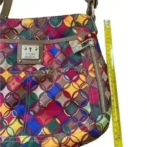 Tyler Rodan Crossbody Multicolor Purse Yellow