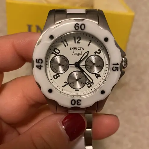 Invicta Angel Women’s Stainless Steel and Ceramic watch