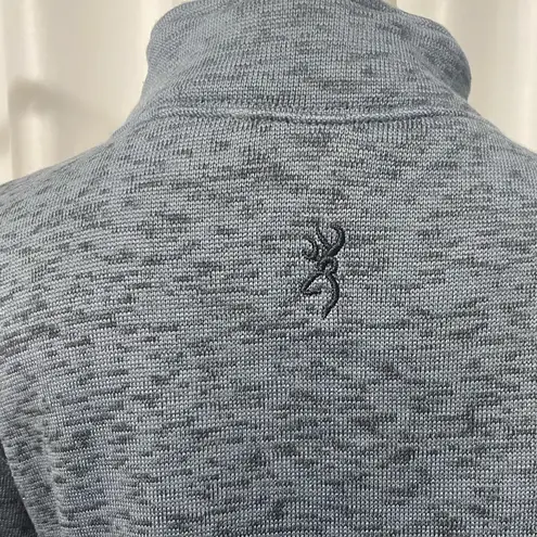 Browning Women's Sweater/Jacket Knit Full Zip. Size Large. Blue