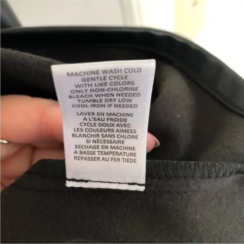 Tinseltown NWT Faux Leather Skirtalls Overall Mini Dress -