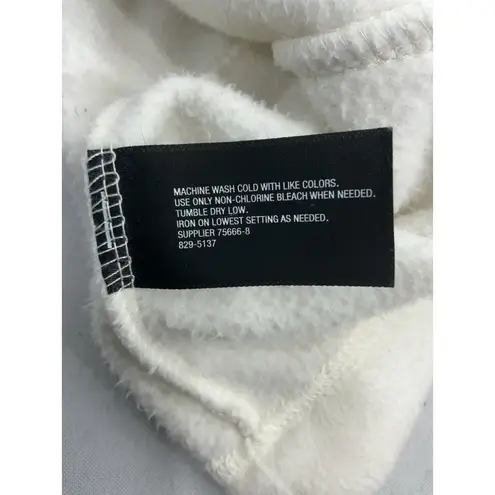 Made for life Womans Vest XL Full Zip Off White Quilted Fleece