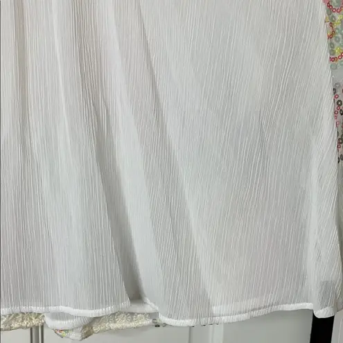 Anthropologie Floreat Patchwork Sequin & Embroidered Louisa Tank Top