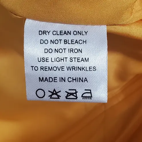 Azazie Vika Marigold Maxi Dress. Size: Custom Size