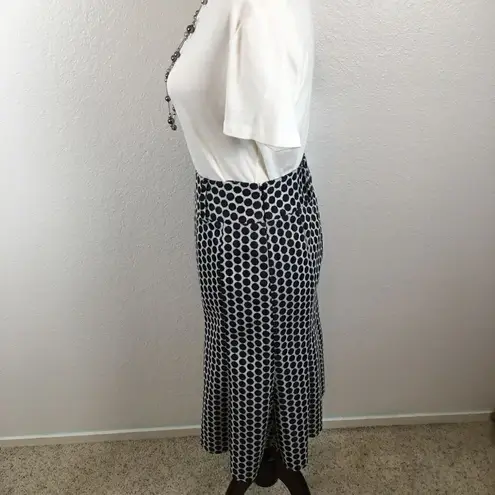 Carole Little polkadot fit & flare skirt 4 Corpcore BusinessSiren Black