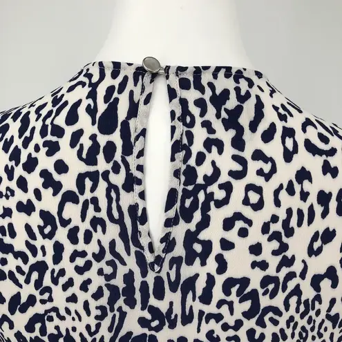 BAUM UND PFERDGARTEN Adamaris Blue White Leopard Smocked Maxi Dress EU 36 US 4 Size undefined