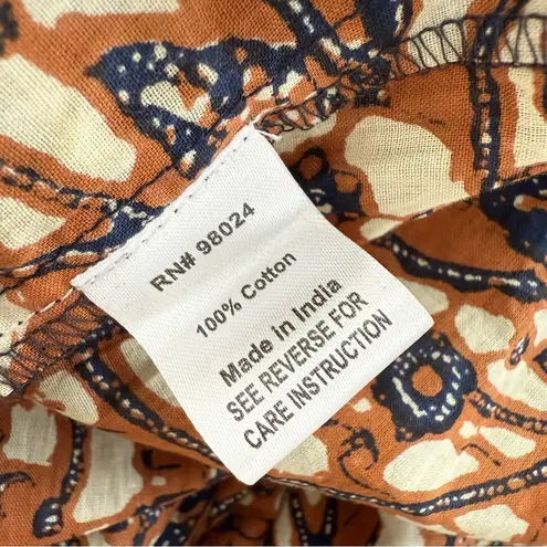 LOVE THE LABEL Anthropologie Mirabelle Ruffled Maxi Dress Brown Floral Sz M NWT Size M