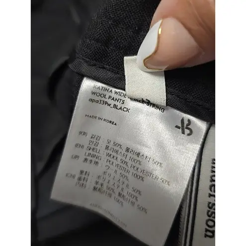 Andersson Bell Womens SSENSE Exclusive Black Katina Wide Leg Trousers Punk Size M