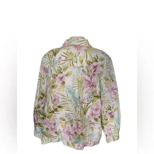 Alfred Dunner NWT Tropical Floral Blazer