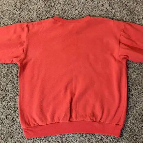 Vintage Carbon Copies Red Sweatshirt Glitter Paint Womens S? Used Size undefined