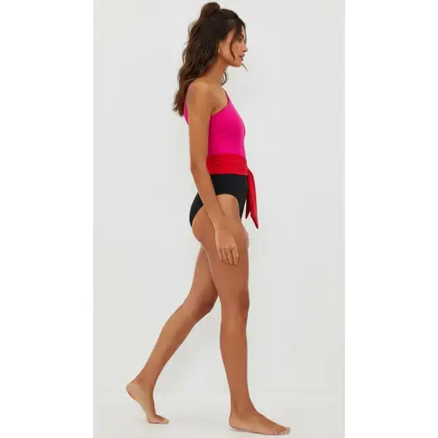 Beach Riot Carlie One Piece Swim, Glacier Color Block, Large