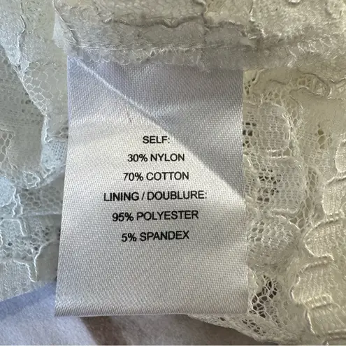 Ivory Lace Overlay Long Sleeve Scalloped Hem ModCloth Fairy Dress by Wendy Bird Size 16