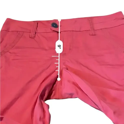 BKE Payton Straight Leg Pants Women’s Size 27 Pink Casual Stretch Mid Rise