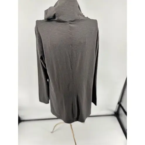 Duluth Trading Company Women's Dry and Mighty Hoodie Tunic Gray Size Medium