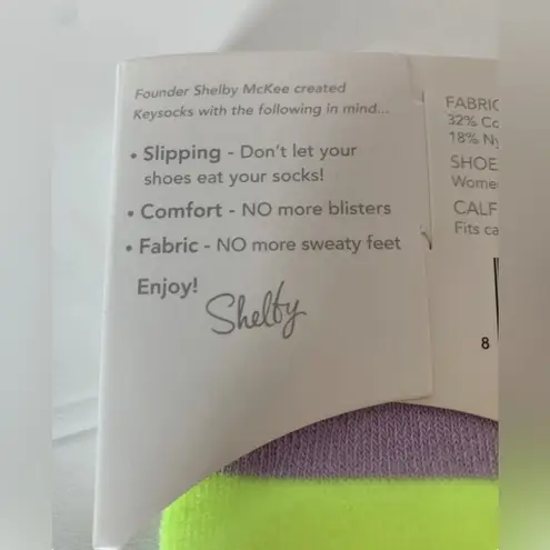 KEYSOCKS WEEKEND KNEE HIGH NO SHOW SOCKS Plus size Purple