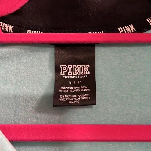 PINK - Victoria's Secret Victoria’s Secret Pink Quarter Zip Yoga long sleeve top light blue size small