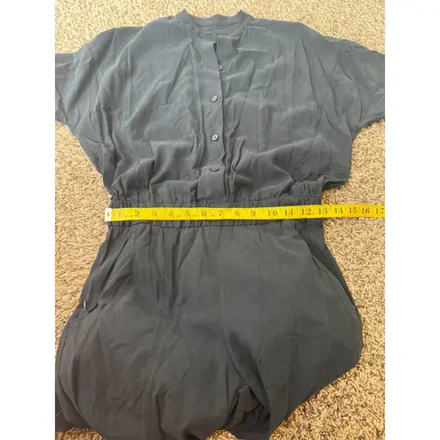 Lululemon  Black Perfectly Poised Utility Jumpsuit Womens Sz 4 Modal Blend