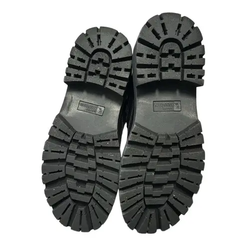 White Mountain Boots Shayne Black Quilted Lace Up Combat Booties size 9.5