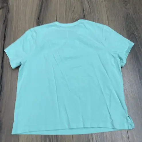 Lululemon  Classic-Fit Cotton-Blend T-Shirt Wild Mint Size 2 Short Sleeve Tee