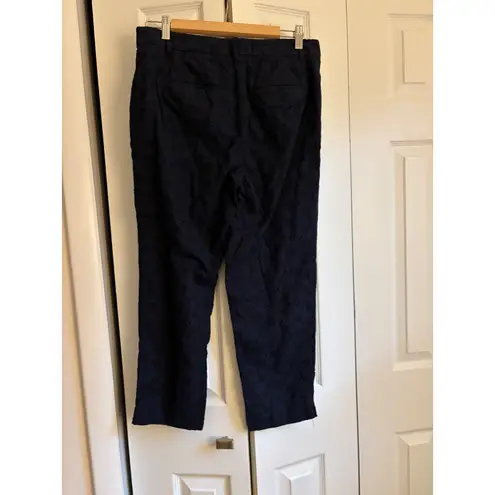 Ann Taylor  Eyelet Pants – Size 6 – Navy Blue thumbnail 5