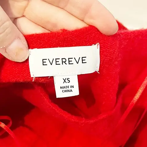 Evereve Jessie Off Shoulder Pullover Sweater Red XS