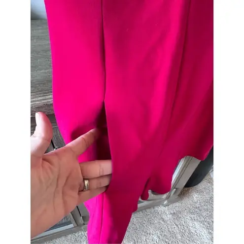 Black Halo Deklyn Playsuit Romper Bright Pink V Neck Sleeveless Size 4