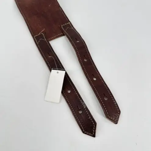 NWT Motif 56 Women's Wide Genuine Leather Belt Chocolate Size Large Brown