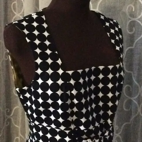 kim rogers Kim Roger’s Retro B&W Cotton Dress