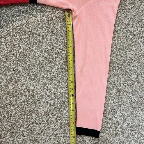 Misook Exclusively Open Front Color Block Cardigan Red/Peach Size Small - Image 8