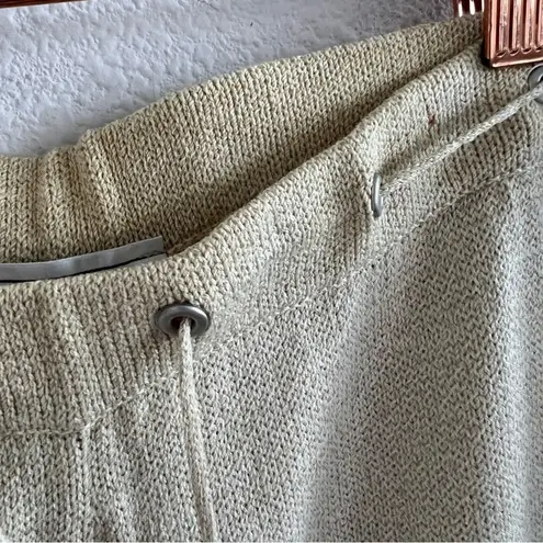 St. John Sport Cream Santana Knit Pants Medium