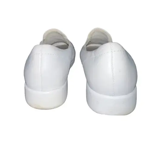 Dansko  White Leather Women's Slip‎ on Loafers Size 10.5