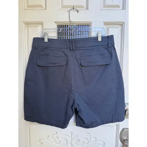 Democracy Curve Equality Ab solution Skyrise Navy Cargo Shorts Women Size 14 NWT