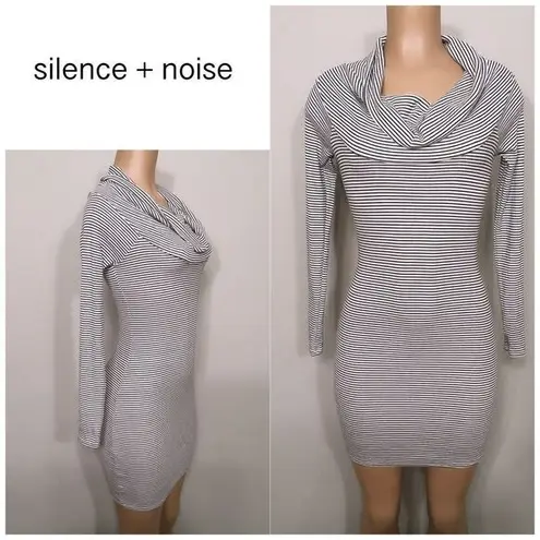 Silence + Noise  stripe dress. NWOT