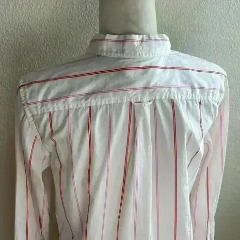 J.Crew  - Classic-fit washed cotton poplin‎ shirt in candy stripe