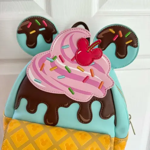 Lounge Fly Disney Mickey Mouse Sundae Mini Backpack