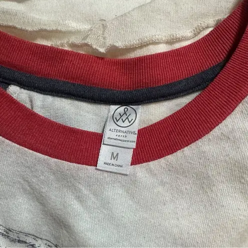 Alternative Kid Rock Americana American USA Red White & Blue Baseball Tee medium