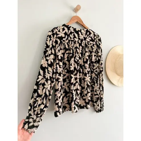 Sézane | Sezane | Linon Blouse in Black & White | Sz 34 / US Sz 2