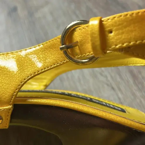 Yellow Slingback Heels by Shes Collection Size 5.5