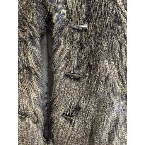 Candela Indigo Faux Fur Mahala Vest Size Medium SIZE LARGE