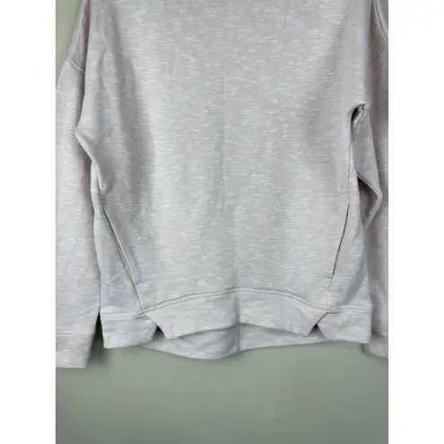 Duluth Women’s Pink Mock Neck Pullover Sweatshirt XS Kangaroo Pocket Cozy